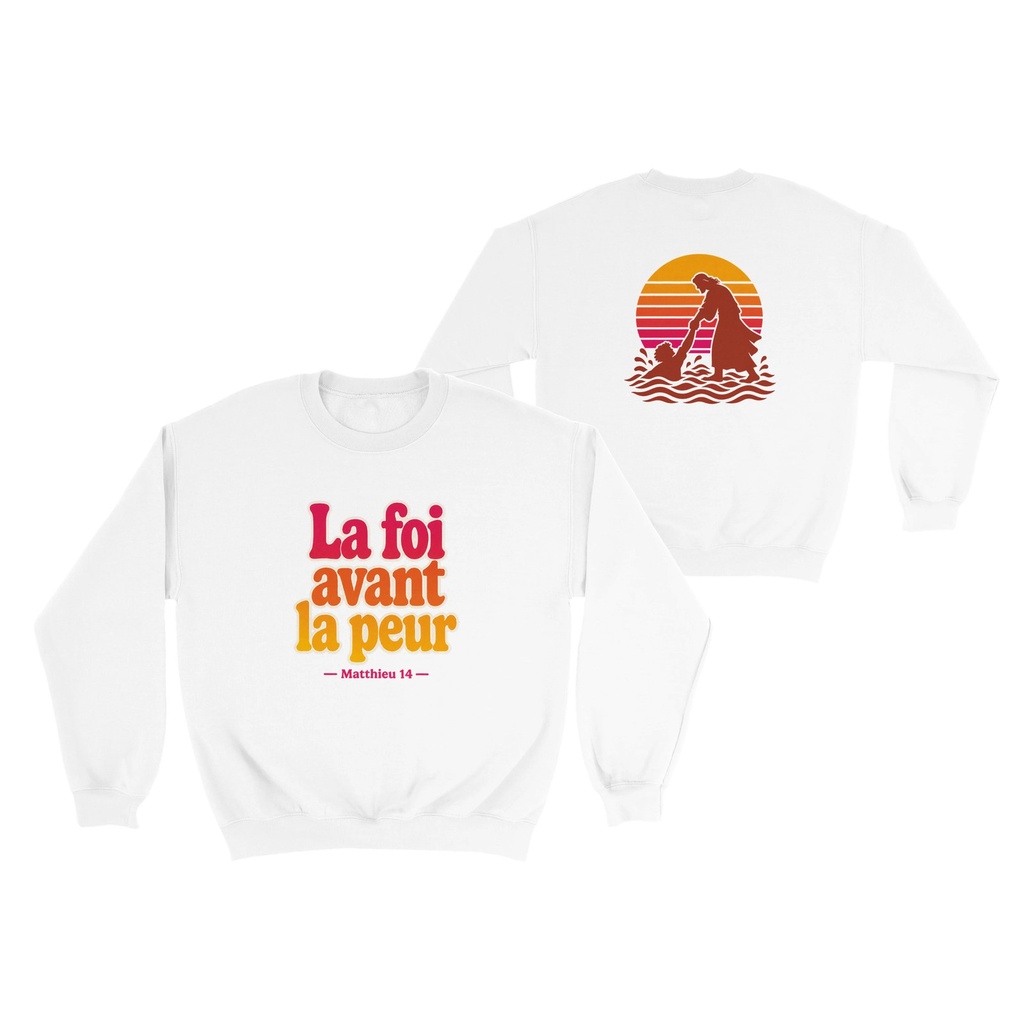 La foi avant la peur — devant et dos